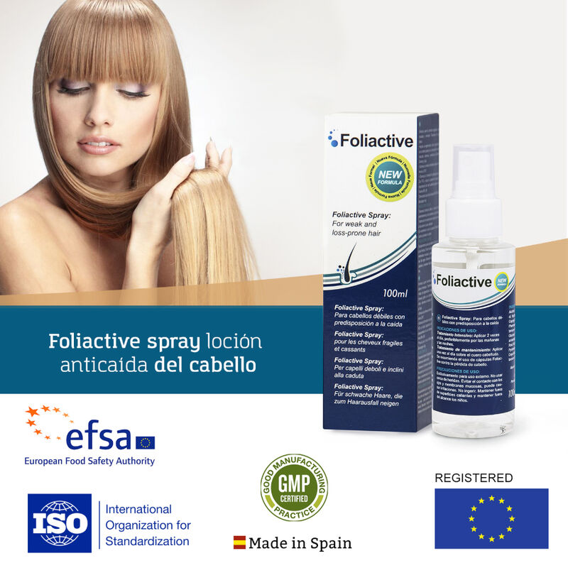 500 COSMETICS - FOLIACTIVE SPRAY. SPRAY PER PREVENIRE LA CADUTA DEI CAPELLI E STIMOLARE LA CRESCITA - immagine 2