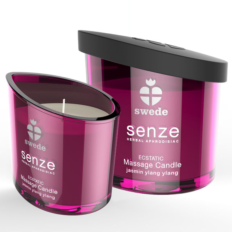 SWEDE – CANDELA DA MASSAGGIO ESTATICO SENZE – GELSOMINO, YLANG YLANG