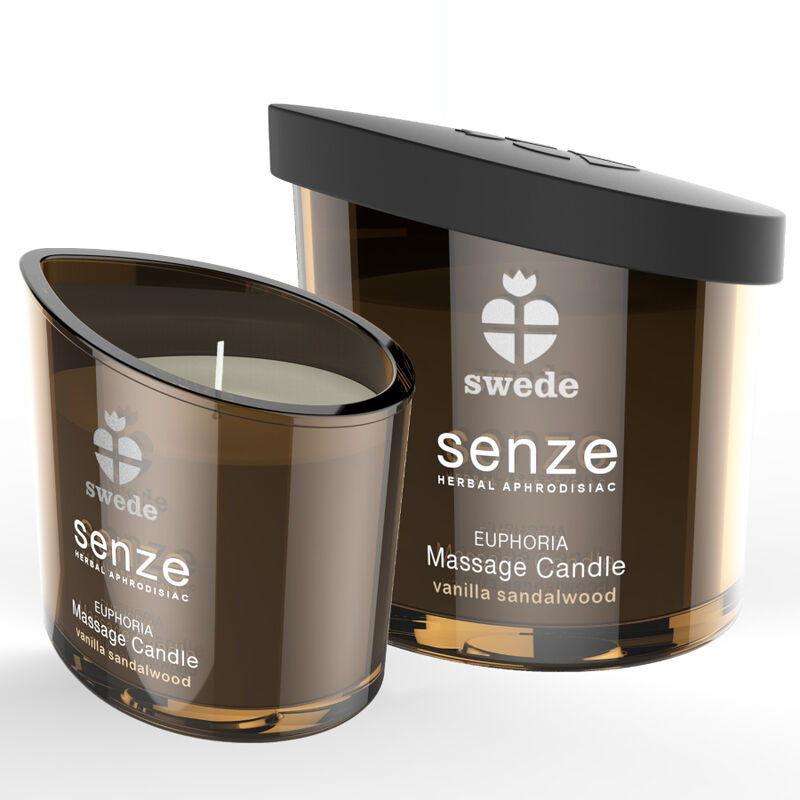 SWEDE – CANDELA DA MASSAGGIO SENZE EUPHORIA – VANIGLIA, LEGNO DI SANDALO