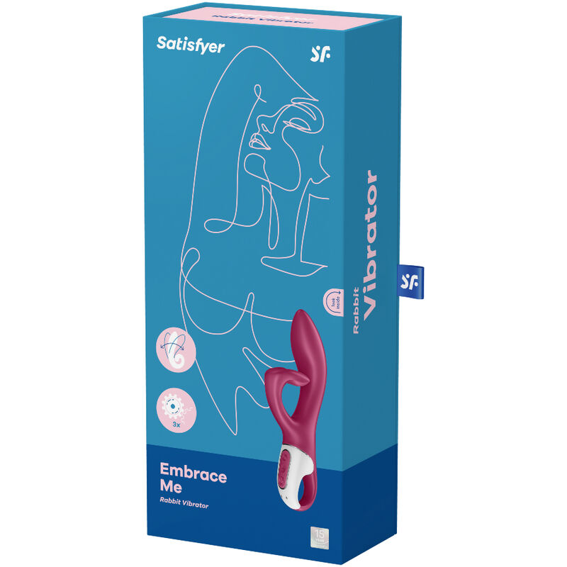 SATISFYER - EMBRACE ME VIBRADOR PUNTO G ROJO - immagine 2