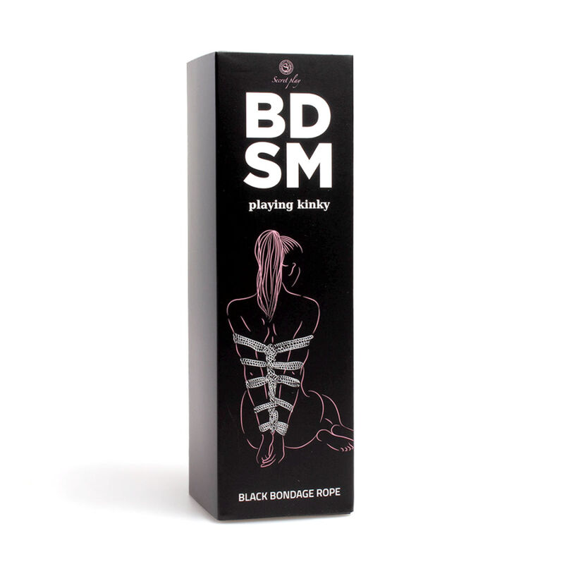 SECRETPLAY - BLACK BONDAGE ROPE COLLEZIONE BDSM - immagine 3