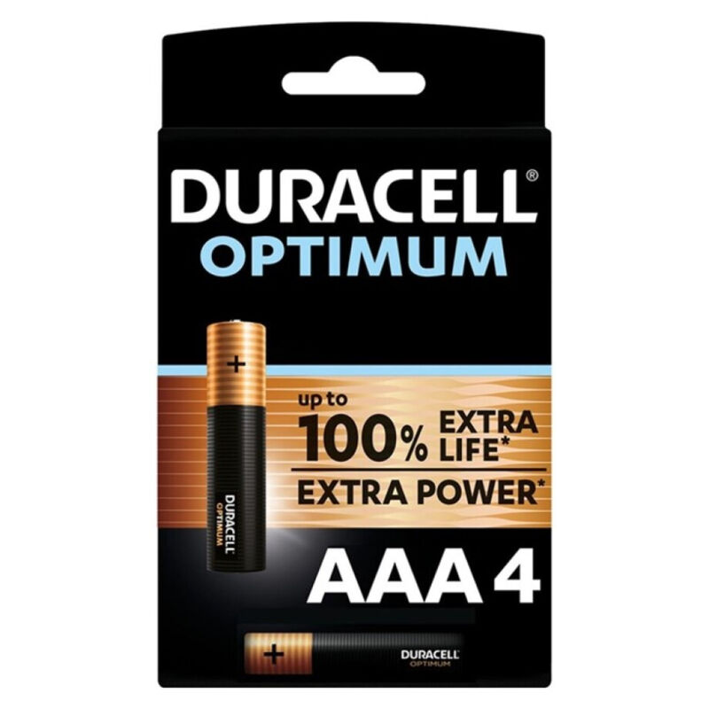 DURACELL – BATTERIA ALCALINA OPTIMUM 200 AAA LR03 4 UNIT