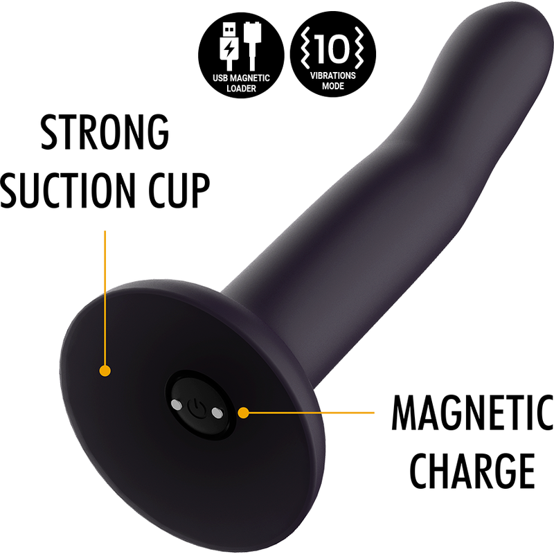 MYTHOLOGY DUMAN MYSTIC DILDO S - VIBRATORE WATCHME COMPATIBILE CON TECNOLOGIA WIRELESS - immagine 3