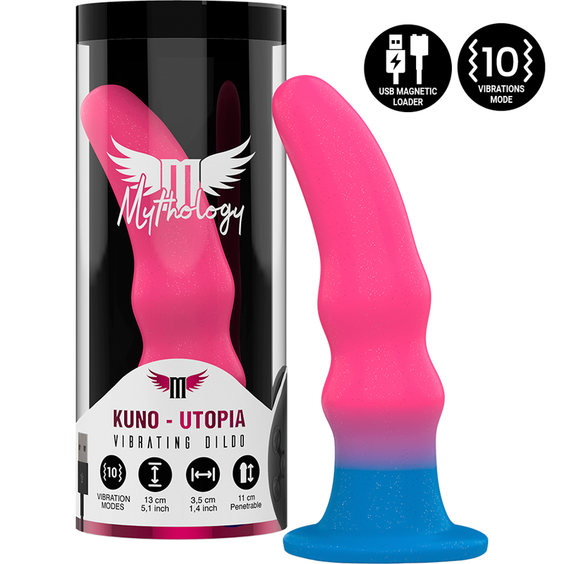 MYTHOLOGY – KUNO UTOPIA DILDO S – VIBRATORE WATCHME COMPATIBILE CON TECNOLOGIA WIRELESS