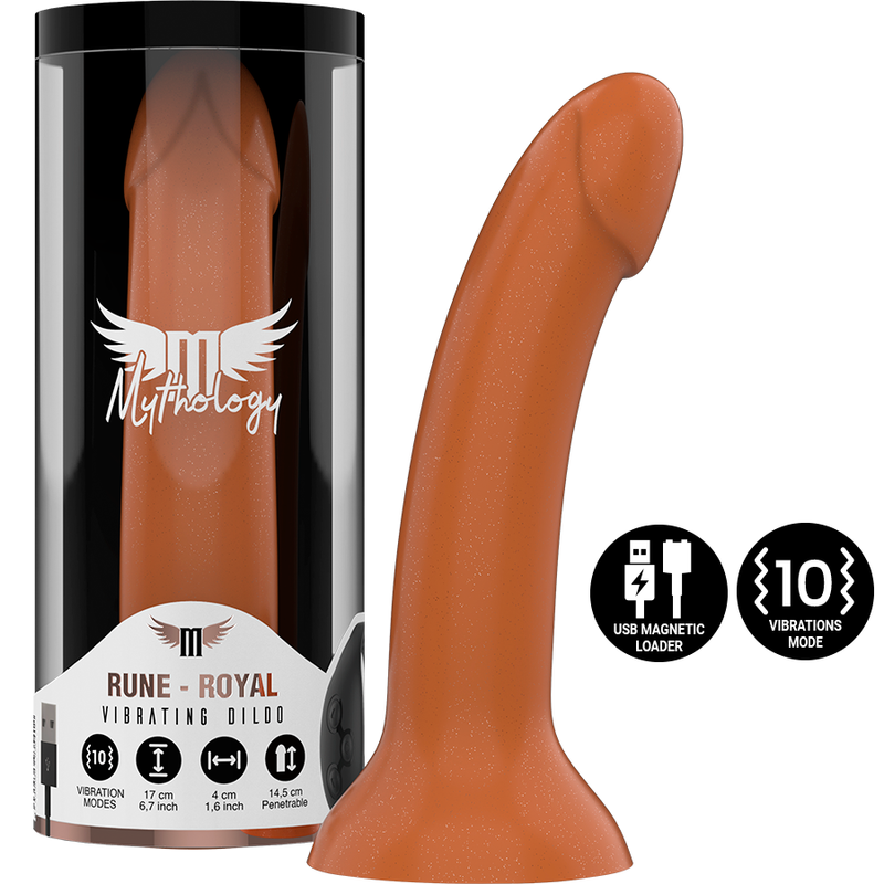 MYTHOLOGY – RUNE ROYAL DILDO M – VIBRATORE WATCHME TECNOLOGIA WIRELESS COMPATIBILE