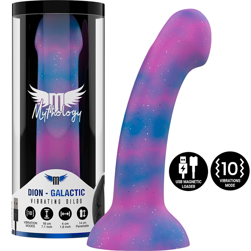 MYTHOLOGY – DION GALACTIC DILDO M – VIBRATORE WATCHME TECNOLOGIA WIRELESS COMPATIBILE
