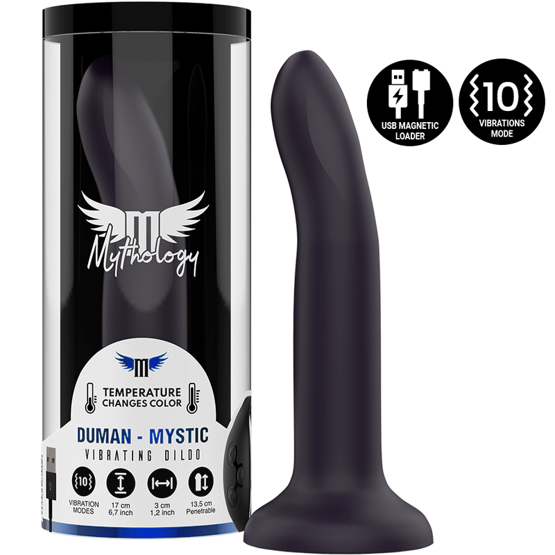 MYTHOLOGY – DUMAN MYSTIC DILDO M – VIBRATORE COMPATIBILE CON TECNOLOGIA WIRELESS WATCHME