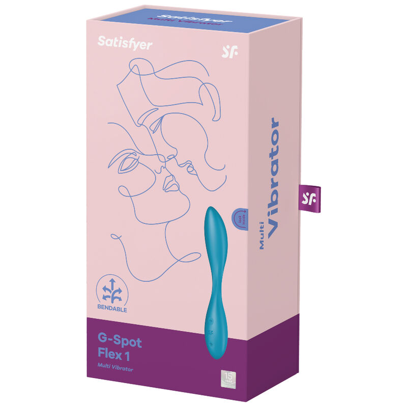SATISFYER - MULTI VIBRATORE G-SPOT FLEX 1 BLU - immagine 4