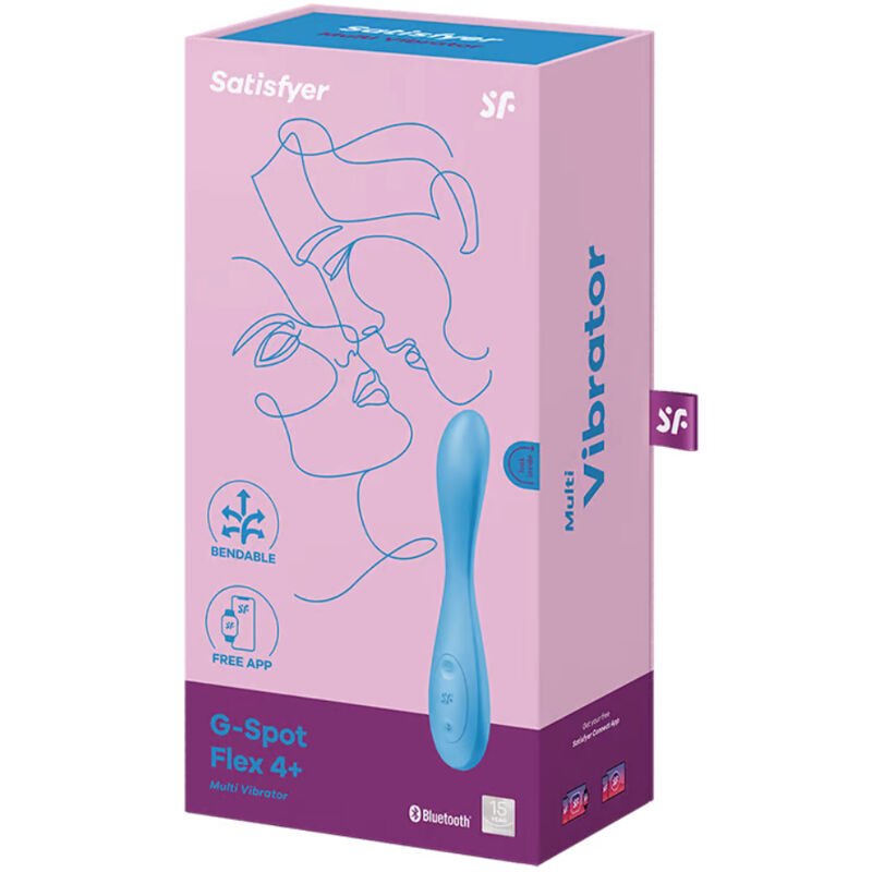 SATISFYER - APP MULTI VIBRATORE G-SPOT FLEX 4+ BLU - immagine 3
