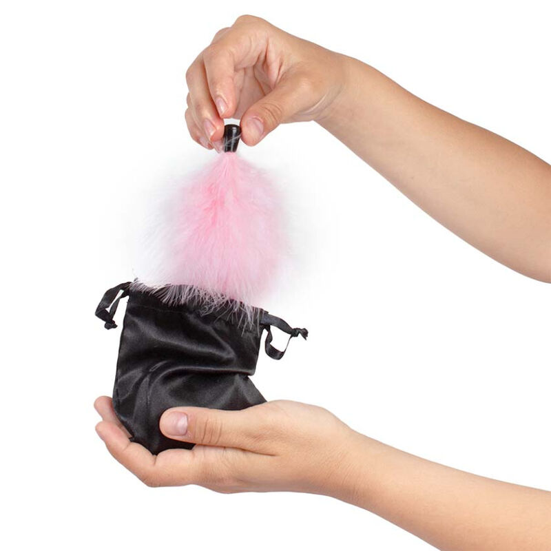 SECRETPLAY - KIT LUCE DORATA POLVERE E PIUMA ALIMENTARE FRIZZANTE ALLA FRAGOLA - immagine 3