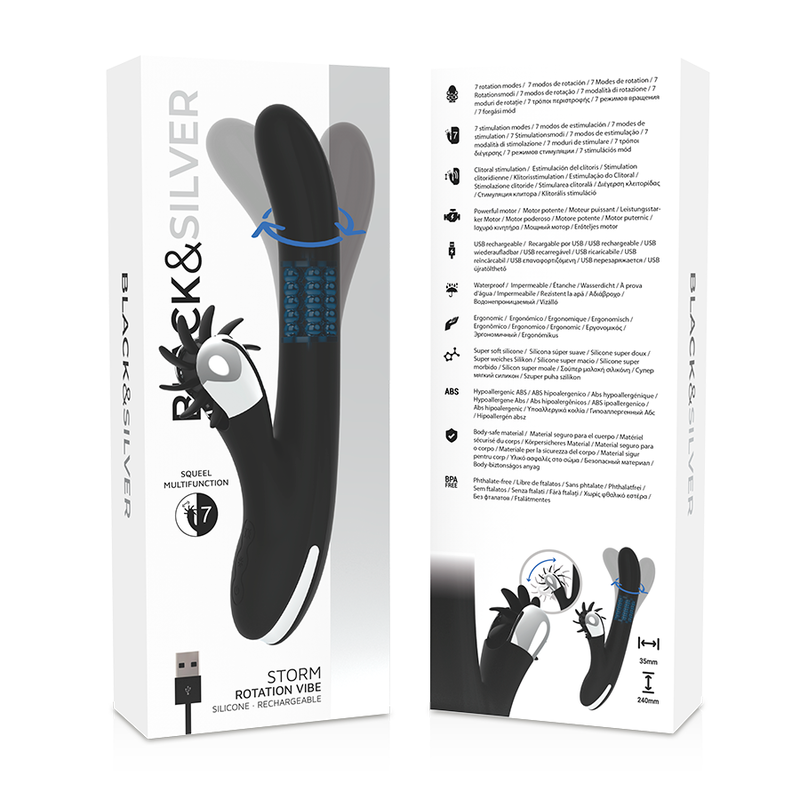 BLACK&SILVER - VIBRAZIONE DI ROTAZIONE DI BUNNY STORM - immagine 3