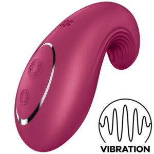 VIBRATORE DA APPOGGIO SATISFYER DIPPING DELIGHT – ROSSO