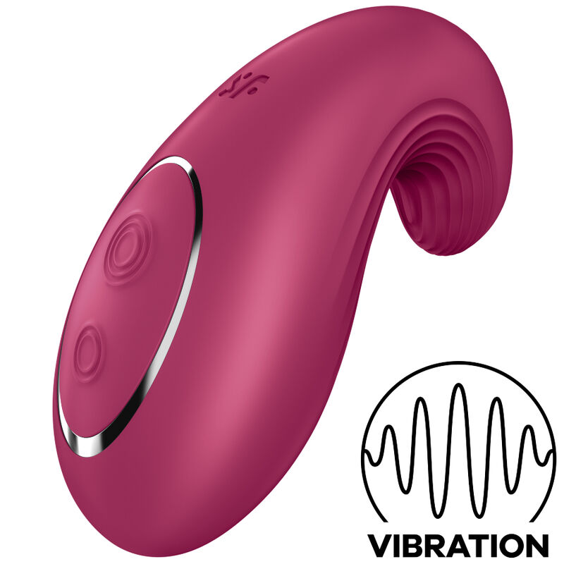 VIBRATORE DA APPOGGIO SATISFYER DIPPING DELIGHT – ROSSO