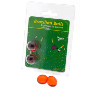 TALOKA – BRAZILIAN BALLS GEL ÍNTIMO FRESAS & CHAMPN 2 BOLAS