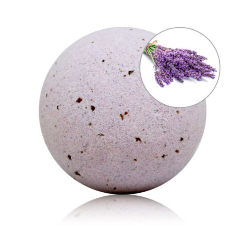 TALOKA – BOMBA DA BAGNO PROFUMATA ALLA LAVANDA CON PETALI DI ROSA