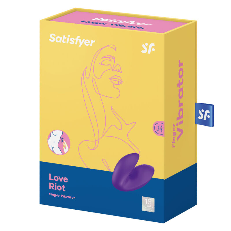 SATISFYER - LOVE RIOT VIBRADOR DEDAL MORADO - immagine 4