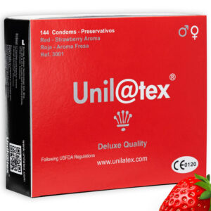 UNILATEX – CONSERVANTI UNILATEX ROSSO / FRAGOLA 144 UNITÀ