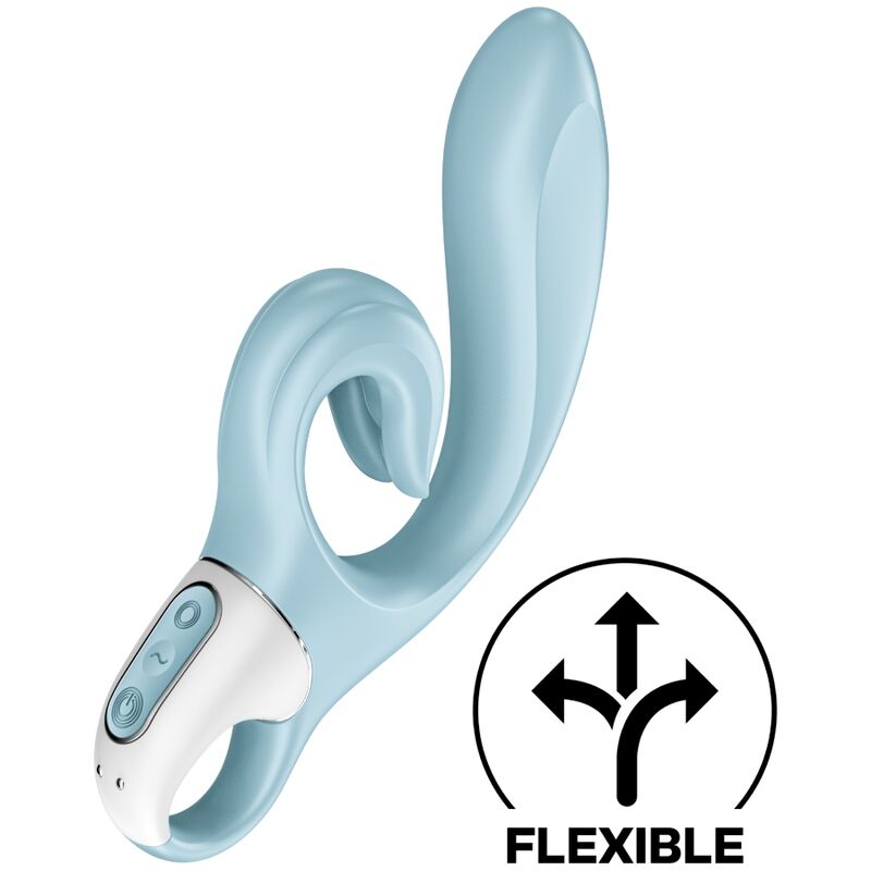 SATISFYER LOVE ME RABBIT VIBRATION - BLUE - immagine 2