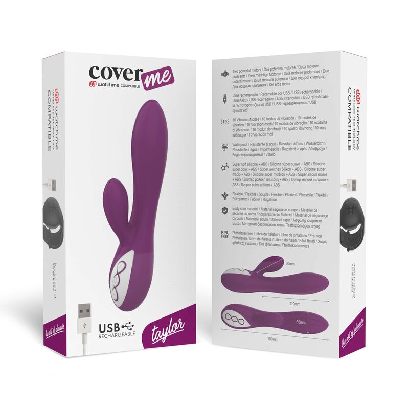 COVERME - TAYLOR VIBRATORE + TELECOMANDO WATCHME - immagine 6