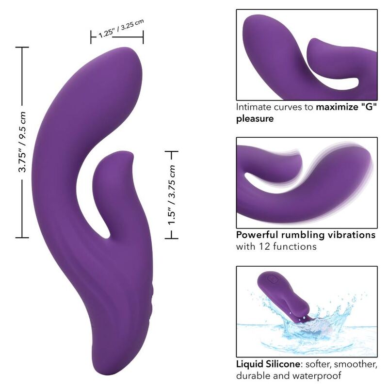 CALEXOTICS - STELLA DUAL PLEASER VIOLA - immagine 2