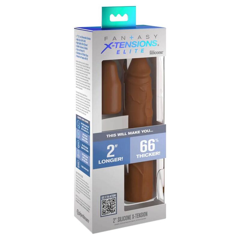 FANTASY X- TENSIONS - PIPEDREAMS MANICOTTO 20,32 CM + 5,00 CM POLLICE TAPPO CARAMELLO - immagine 2