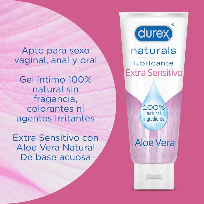 DUREX - LUBRIFICANTE NATURALS EXTRA SENSIBILE 100 ML - immagine 2