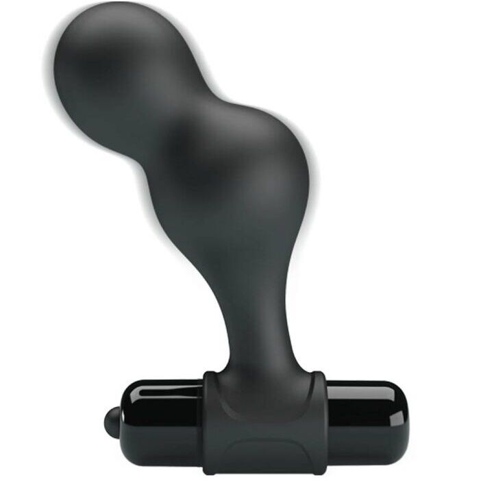 MR PLAY – PLUG ANALE VIBRATORE IN SILICONE NERO