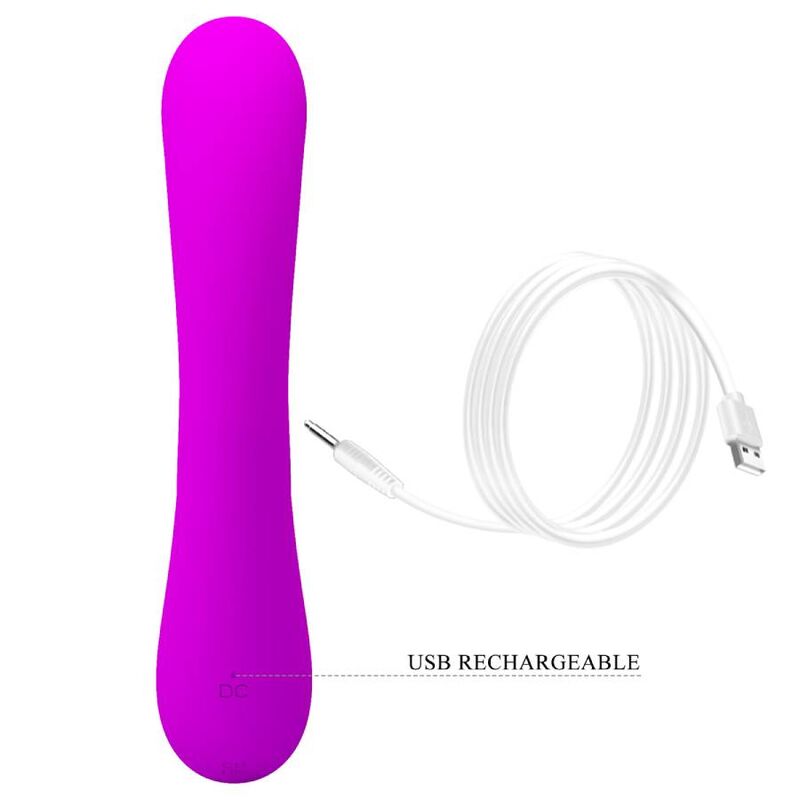 PRETTY LOVE - SINCERO VIBRATORE CLITORIDEO IN SILICONE E SUCCHIATORE VIOLA - immagine 3