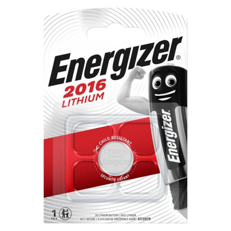 ENERGIZER – BATTERIA LITIO A TASTO CR2016 3V 1 UNIT ENERGIZER – BATTERIA LITIO A TASTO CR2016 3V 1 UNIT