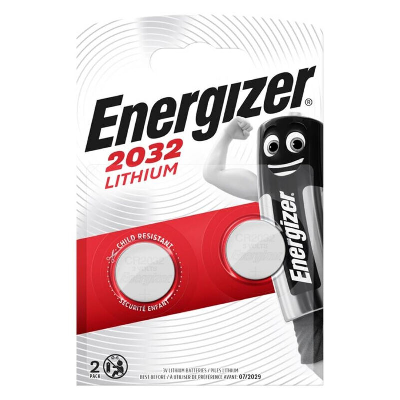 ENERGIZER – BATTERIA LITIO A TASTO CR2032 3V 2 UNIT ENERGIZER – BATTERIA LITIO A TASTO CR2032 3V 2 UNIT
