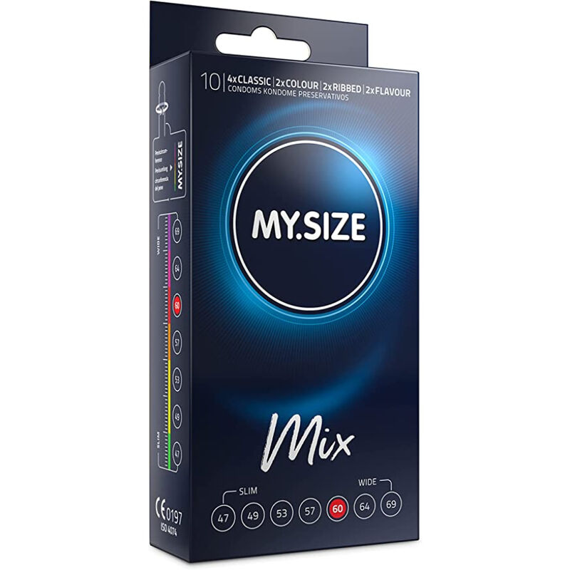 MY SIZE – MIX PRESERVATIVI 60 MM 10 UNIT