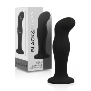 BLACK&SILVER – SEAN PLUG ANALE PREMIUM IN SILICONE NERO