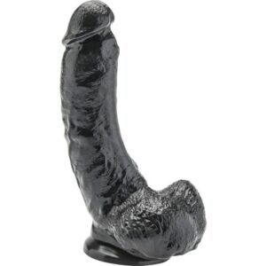 GET REAL – DILDO 20,5 CM CON SFERE NERO