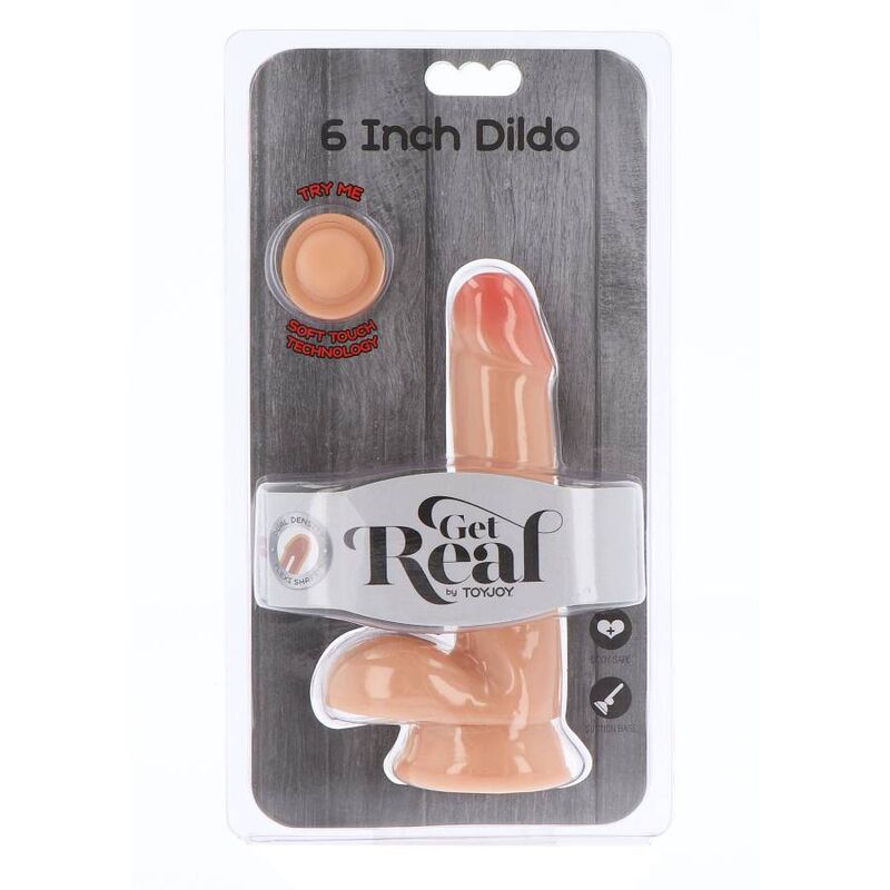 GET REAL - DILDO A DOPPIA DENSIT 17 CM PALLE PELLE - immagine 2