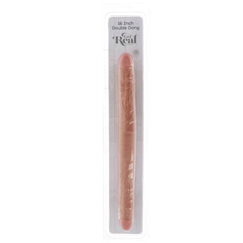 GET REAL - DOPPIO DONG 40 CM PELLE - immagine 4
