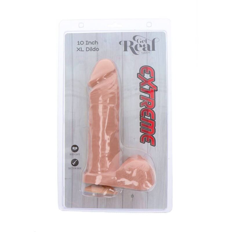 GET REAL - DILDO EXTREME XL 25,5 CM PELLE - immagine 5