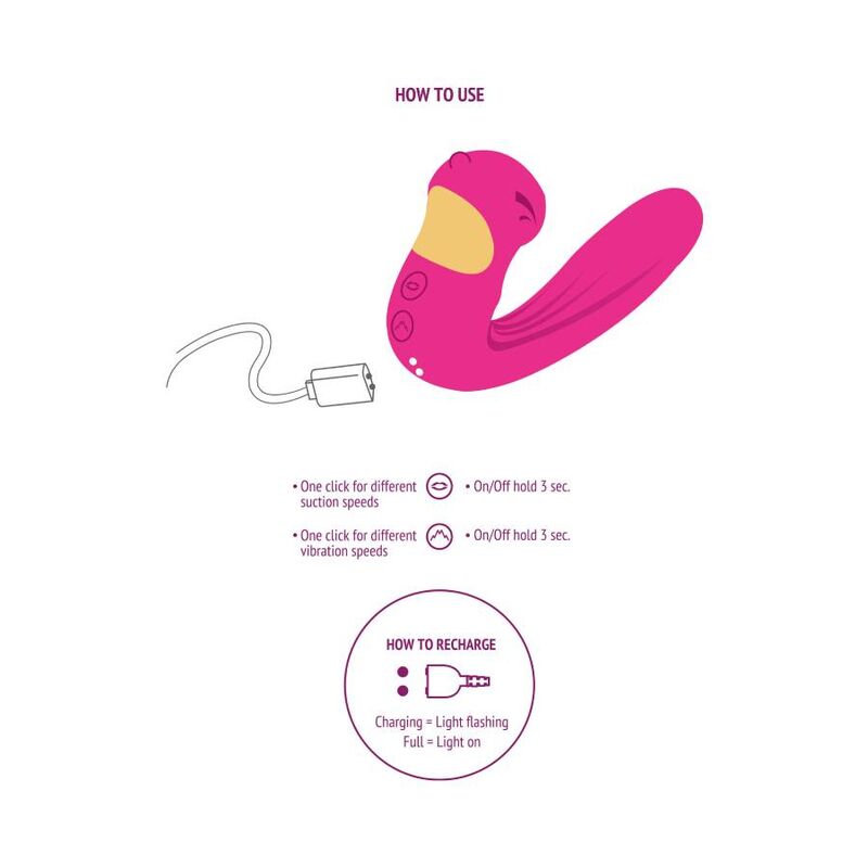 XOCOON - STIMOLATORE CELESTIAL LOVE VIBE FUCSIA - immagine 6