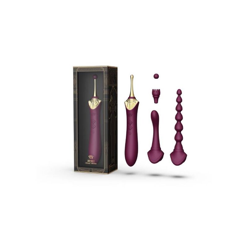 ZALO - BESS 2 CLITORAL MASSAGER PURPLE - immagine 2