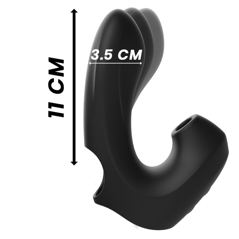 IBIZA - POTENTE DITALE VIBRANTE E ASPIRANTE PER IL CLITORIDE - immagine 2