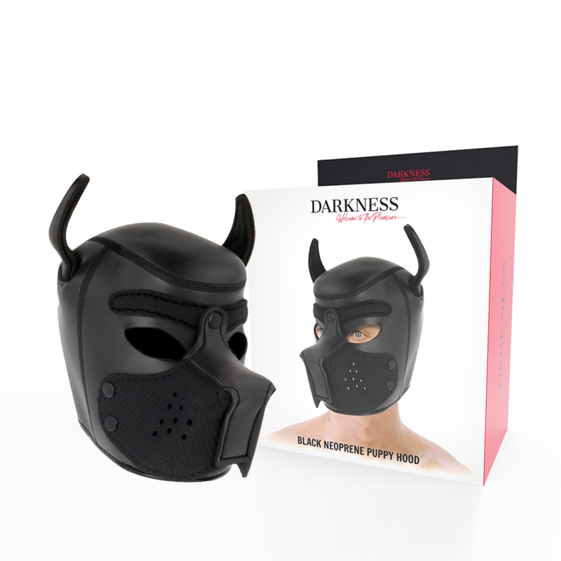 DARKNESS – MASCHERA PER CANI IN NEOPRENE CON MUSEROLA RIMOVIBILE M