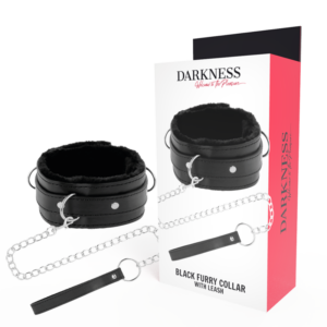 DARKNESS – COLLANA PER POSTURA CONFORTEVOLE CON CATENA IN PELLE