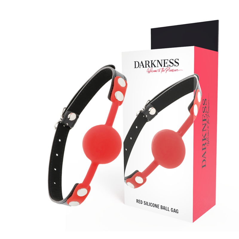 DARKNESS – BAVAGLINO IN SILICONE ROSSO