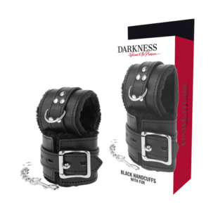 DARKNESS – MANETTE BDSM RIVESTITE NERE