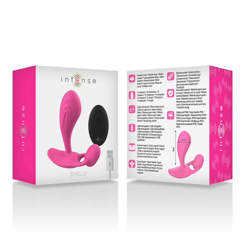 INTENSE - SHELLY PLUG TELECOMANDO ANALE ROSA - immagine 4
