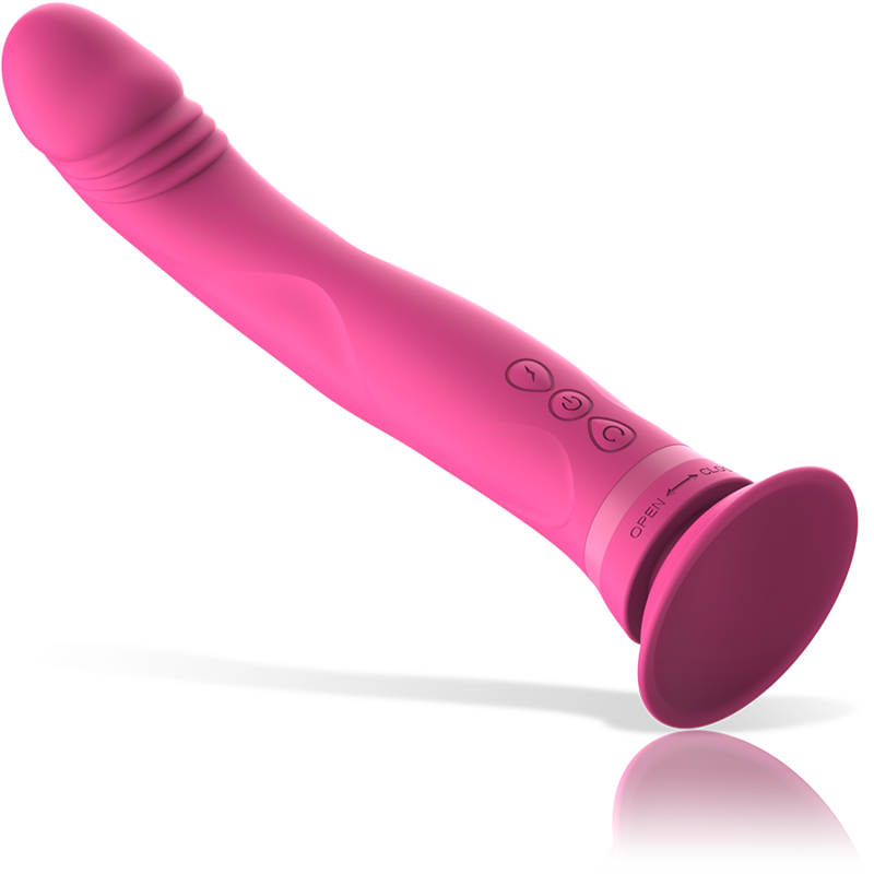 INTENSE - DILDO VIBRATORE IN SILICONE ROSA MICHELANGELO - immagine 4