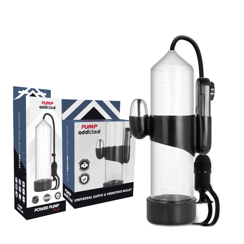 PUMP ADDICTED - VIBRATORE TRASPARENTE RX5 - immagine 2