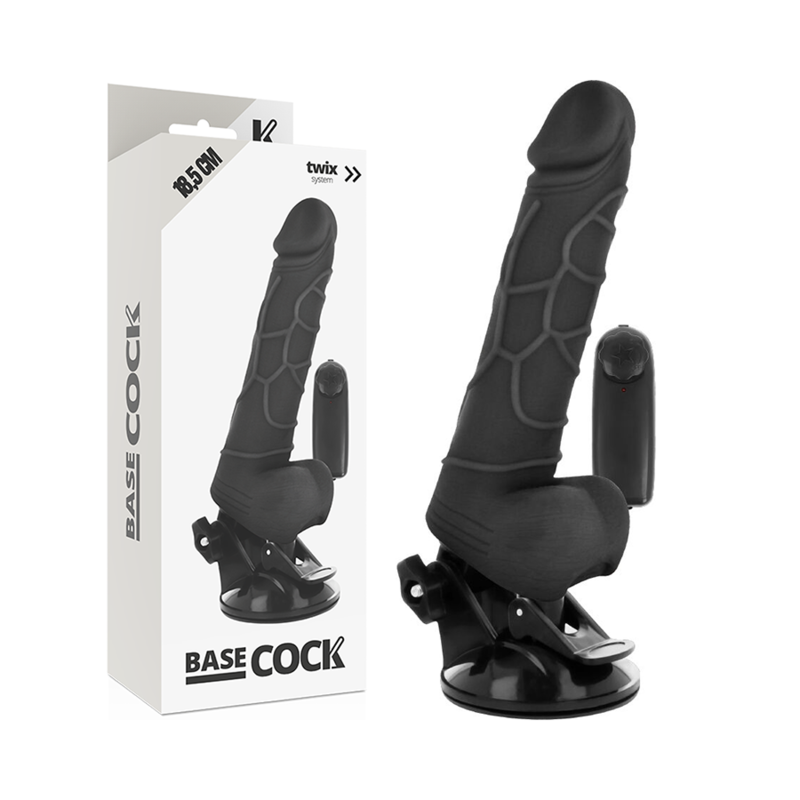 BASECOCK – VIBRATORE TELECOMANDO NATURALE REALISTICO 18,5 CM BASECOCK – VIBRATORE TELECOMANDO NATURALE REALISTICO 18,5 CM