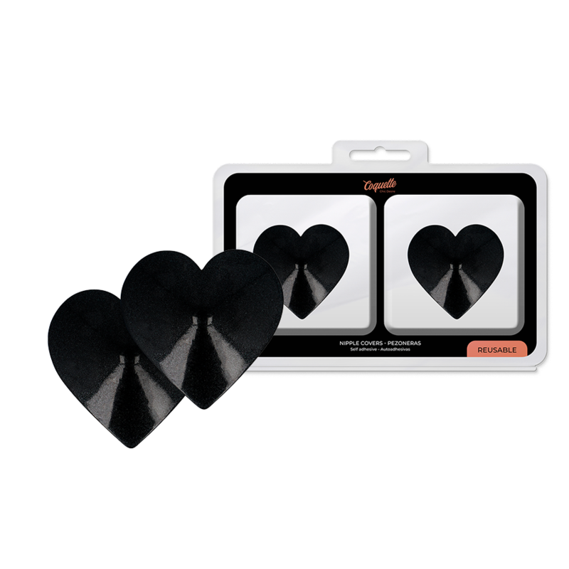 COQUETTE CHIC DESIRE – COPRI CAPEZZOLI BLACK HEARTS