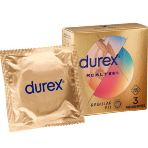 DUREX – PRESERVATIVI REAL FEEL 3 UNITÀ