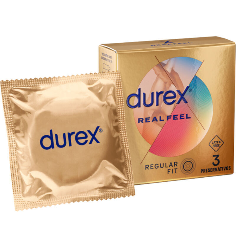 DUREX – PRESERVATIVI REAL FEEL 3 UNITÀ